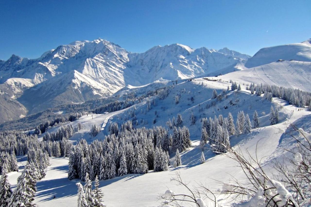 Appartement Agreable A Saint Gervais Les Bains 30 M² Piscine Partagee المظهر الخارجي الصورة